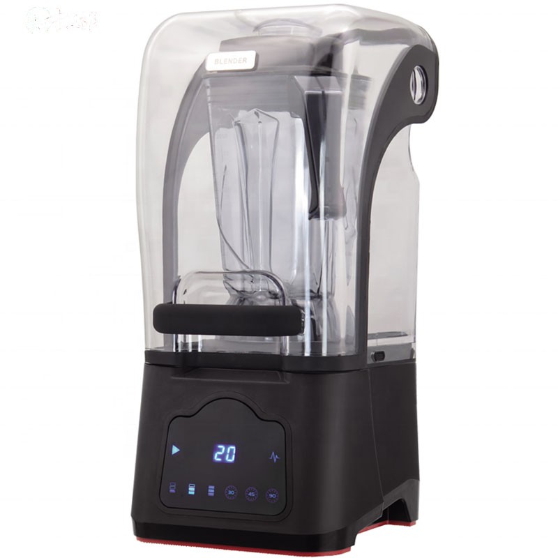Portabianco 1280DK Dijital Bar Blender, Gürültü Önleyici Kapaklı, 2.5 L, 1680 W, Siyah